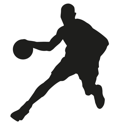 Basketball player, basketball, basketball player with ball, instant digital download - Ai-EPS-PNG-SVG
