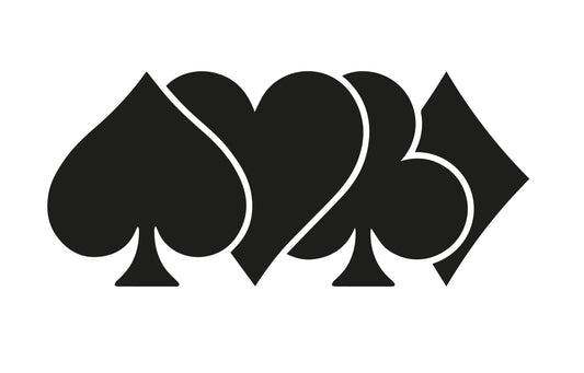 Set of card suits, spades, hearts, diamond, clubs digital download - Ai-EPS-PNG-SVG