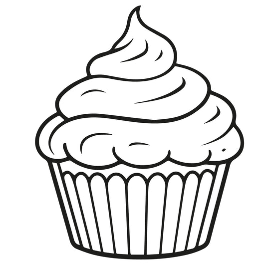 Cupcake art, cake art, cupcake logo, cupcake svg, bakers, cake logo, cupcake digital download - Ai-EPS-PNG-SVG