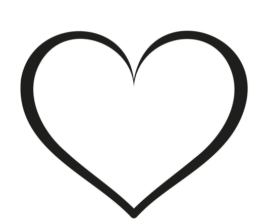 Heart outline, heart shape, heart logo, heart wedding, heart valentines logo , love heart, digital download - Ai-EPS-PNG-SVG
