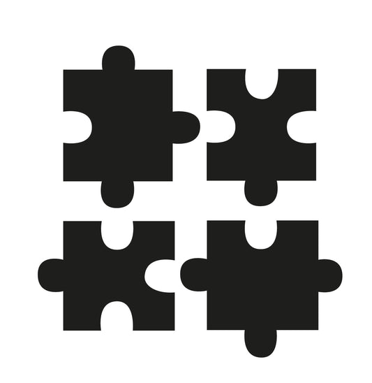 Puzzle pieces, puzzle art, puzzle svg, puzzle logo, digital download - Ai-EPS-PNG-SVG