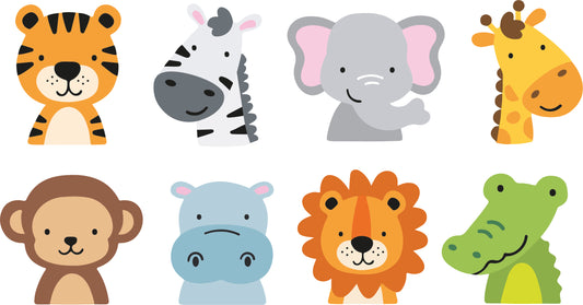 Safari animal bundle, safari animals, animal logos, animal cricut, animal svg, animals png bundle, digital download - Ai-EPS-PNG-SVG